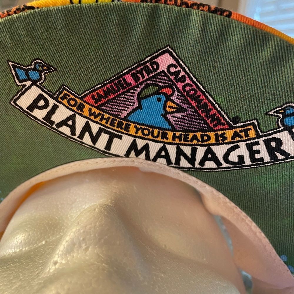 Samuel Byrd Plant Manager Plant Where Your Head is At Flower Adjustable Hat - Picture 6 of 15